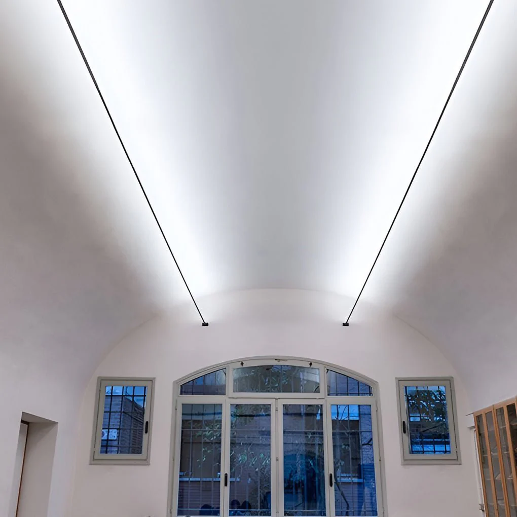 Linean Minimalistic Steel Strip Ceiling Light - Image 5