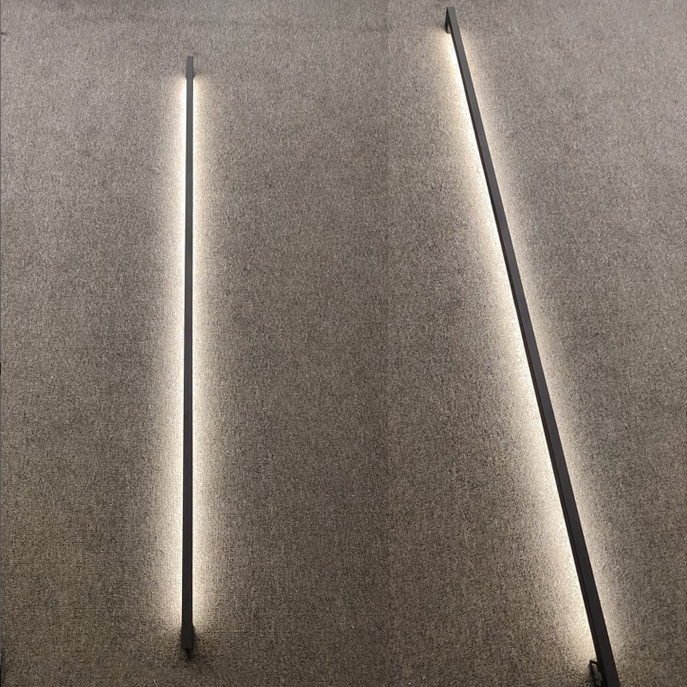 Liora Modern Slim Linear Black LED Wall Lamp - Image 6