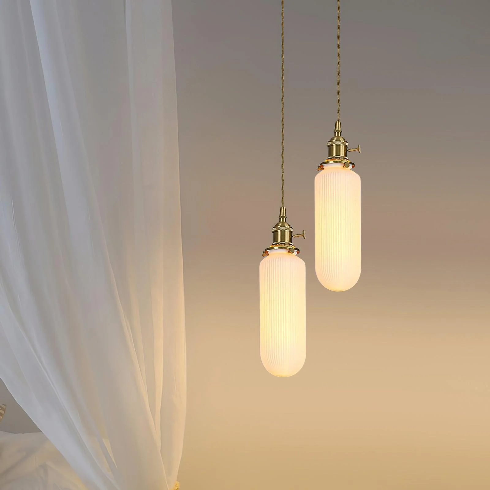 Liora Vintage Ceramic Pendant Light - Image 4