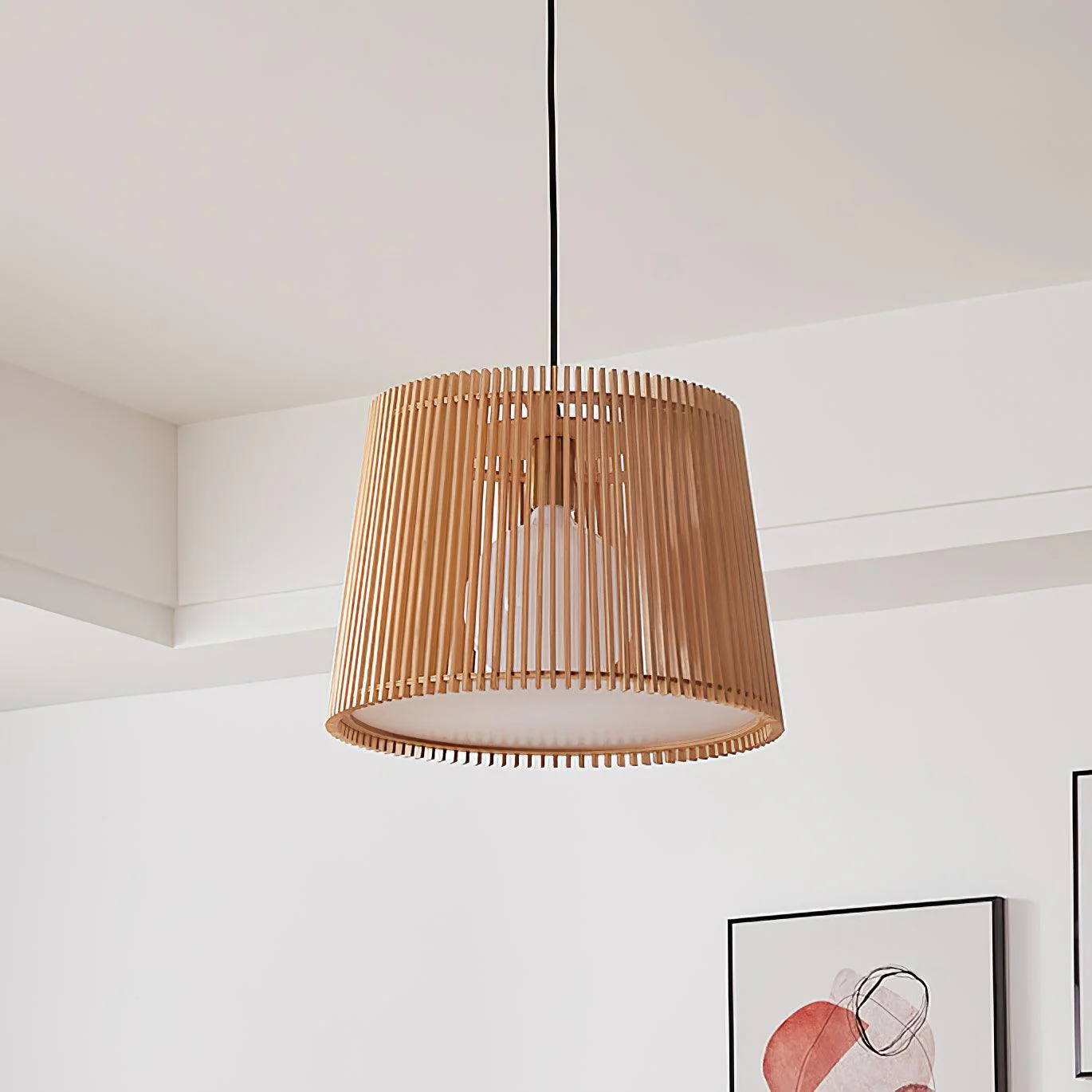 Liorace Wood Retro Pendant Lamp - Image 16