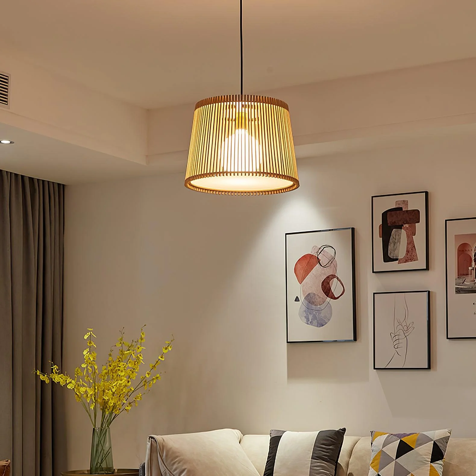 Liorace Wood Retro Pendant Lamp - Image 20