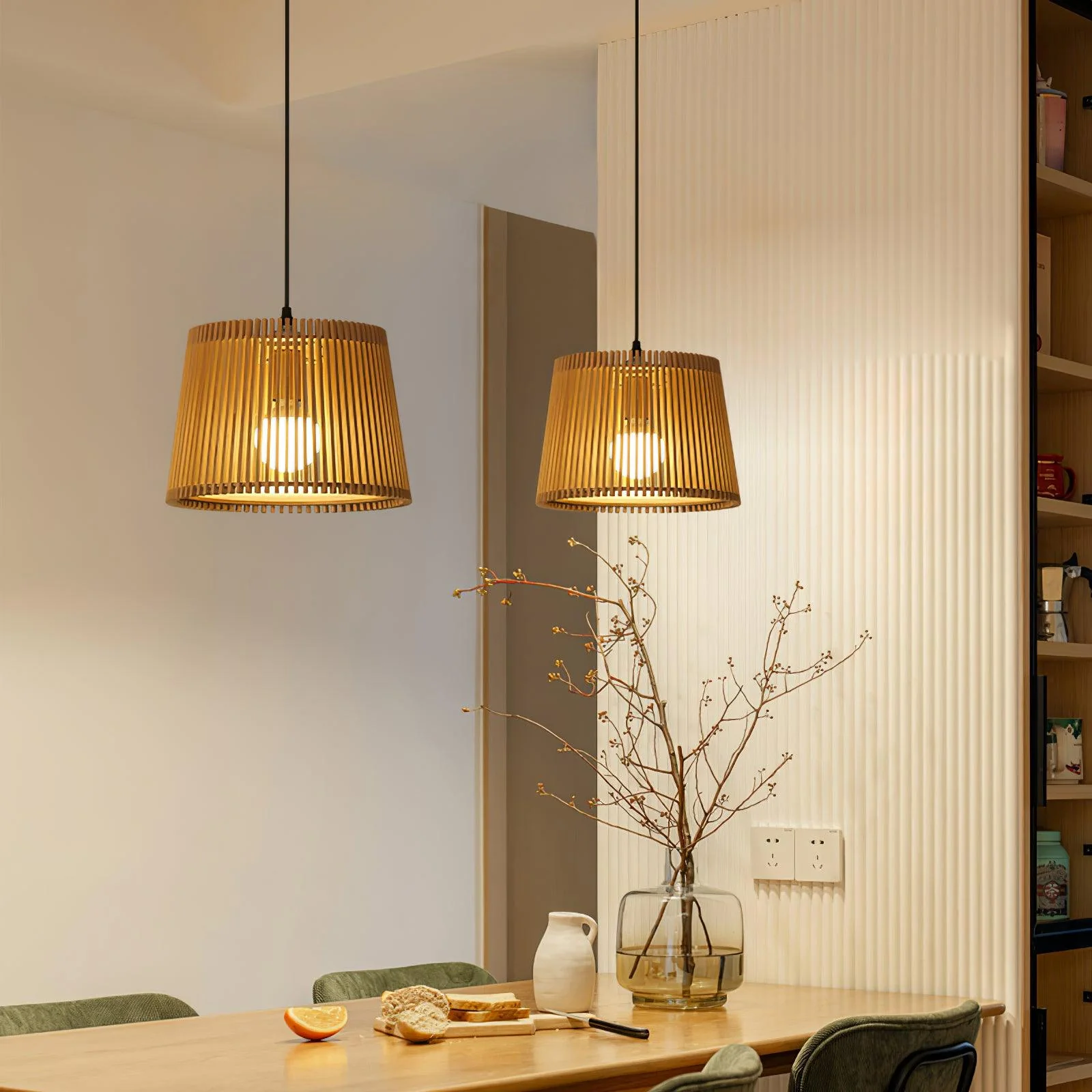 Liorace Wood Retro Pendant Lamp - Image 21