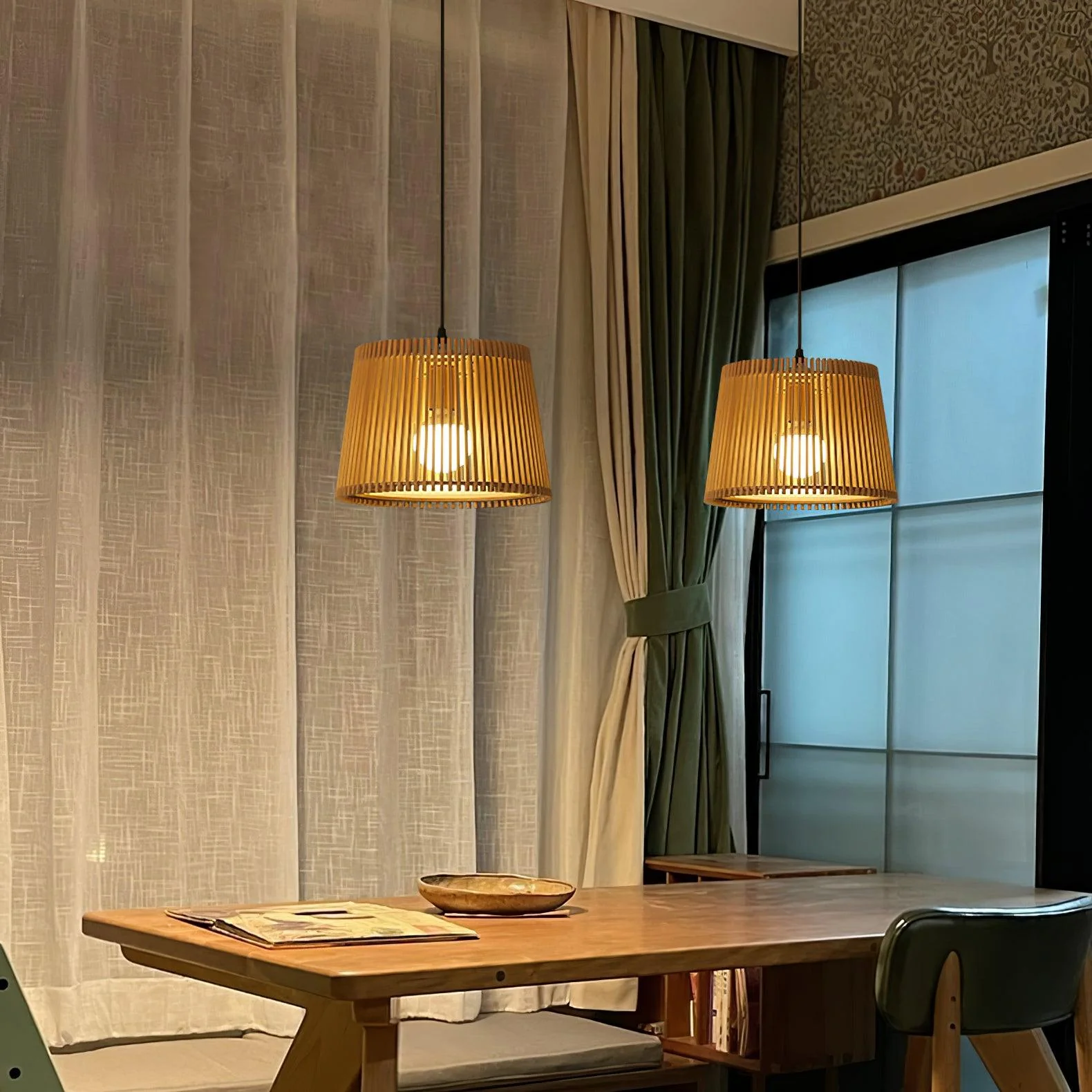 Liorace Wood Retro Pendant Lamp - Image 26