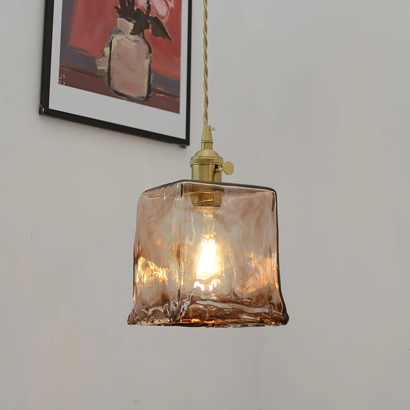 Lioracr Vintage Glass Pendant Light - Image 30