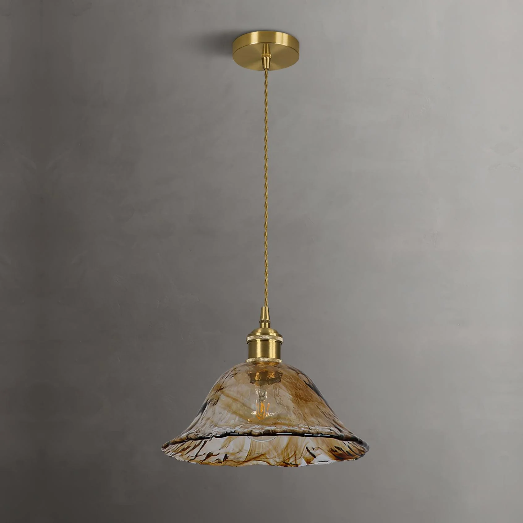 Lioracr Vintage Glass Pendant Light - Image 34