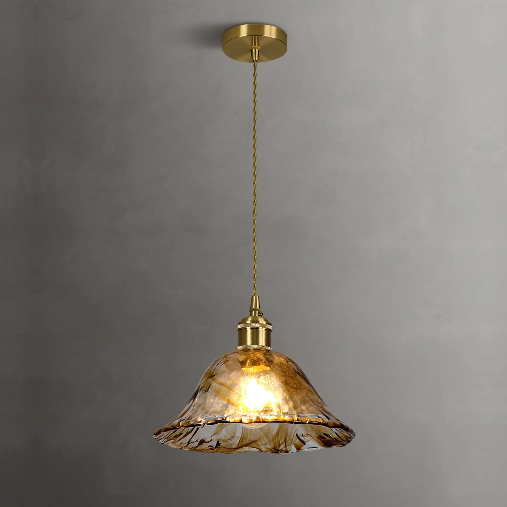 Lioracr Vintage Glass Pendant Light - Image 35