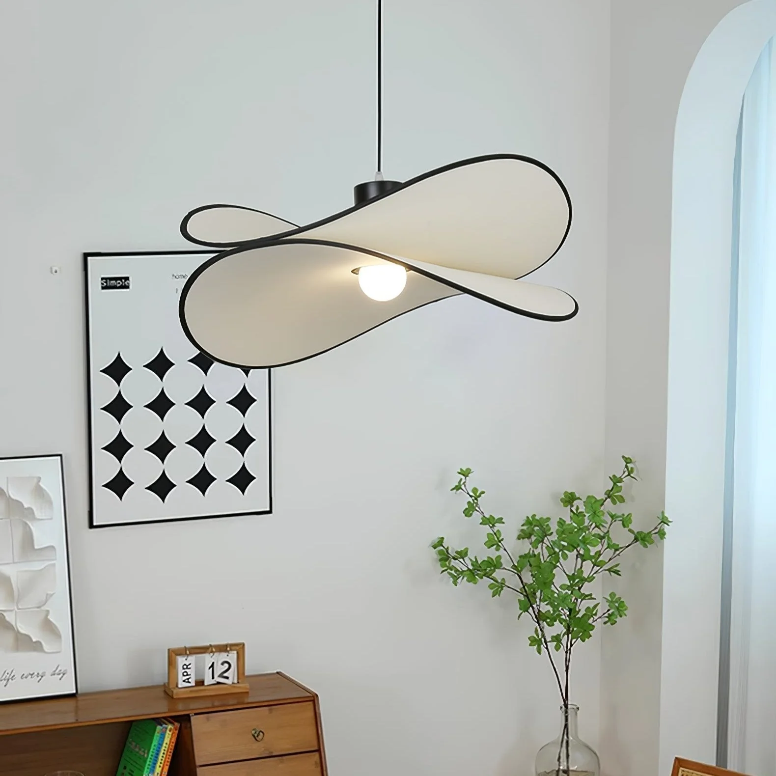 Lioran Fabric Artistic Pendant Lamp - Image 6