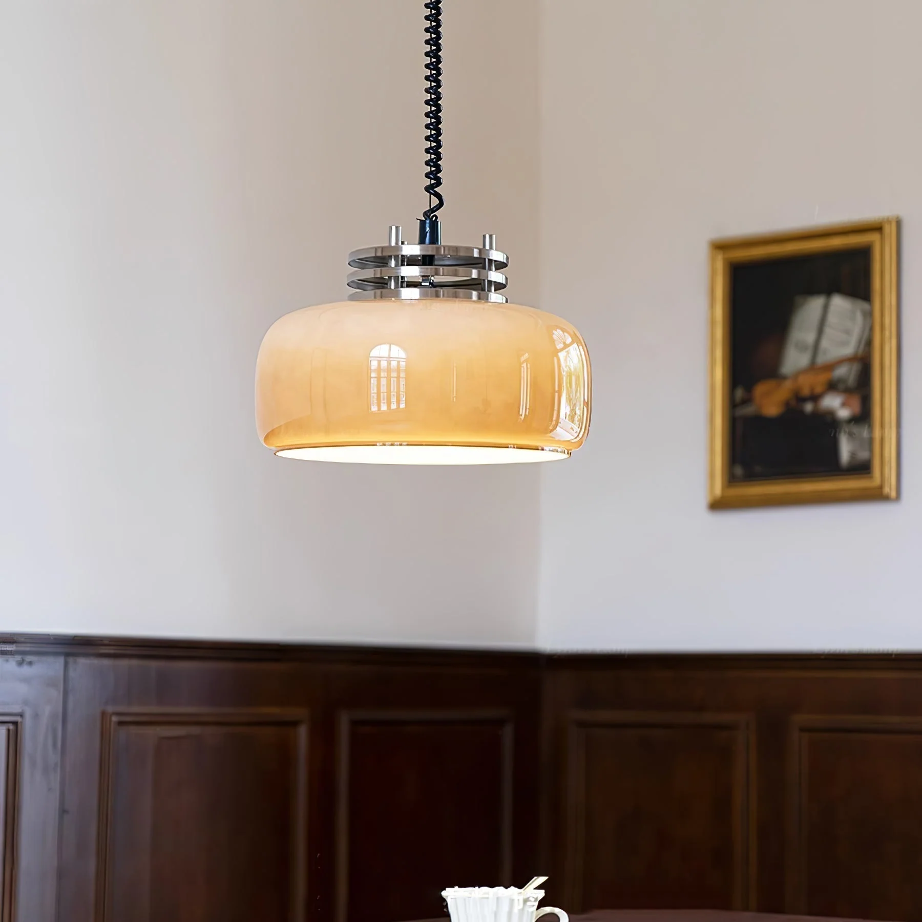 Liore Glass Industrial Pendant Lamp - Image 12