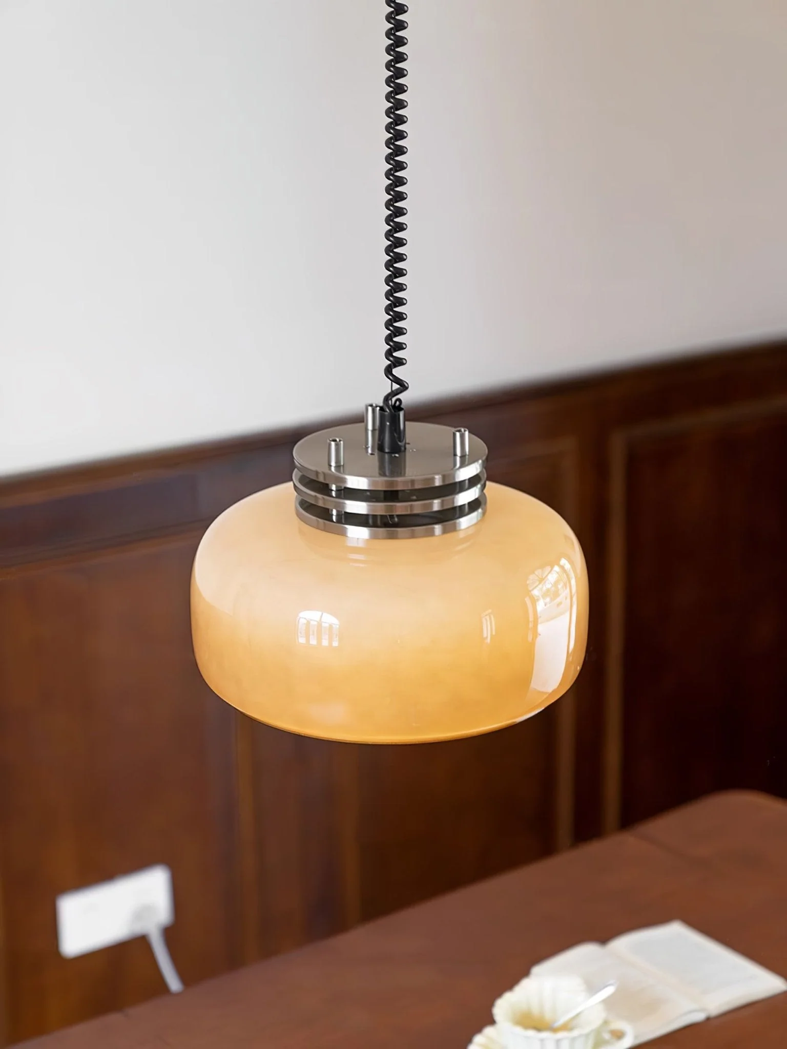 Liore Glass Industrial Pendant Lamp - Image 13