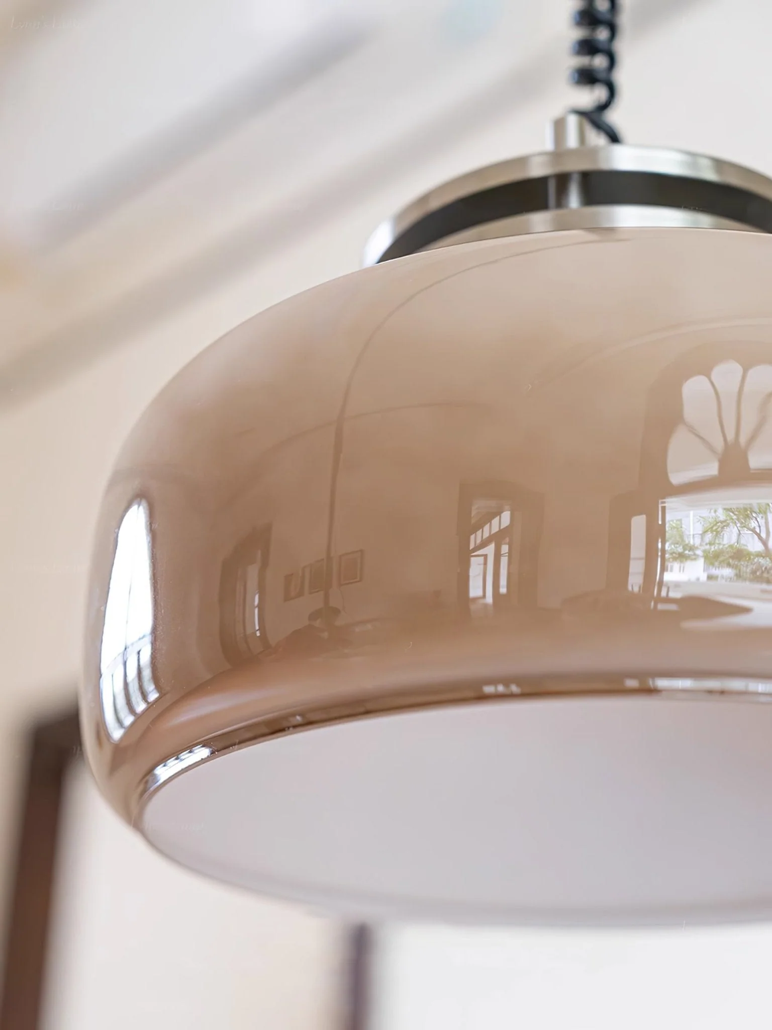 Liore Glass Industrial Pendant Lamp - Image 3
