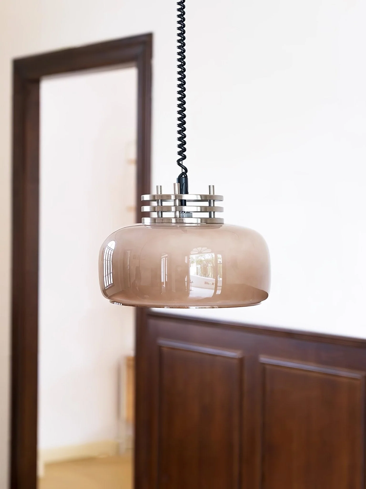 Liore Glass Industrial Pendant Lamp - Image 6