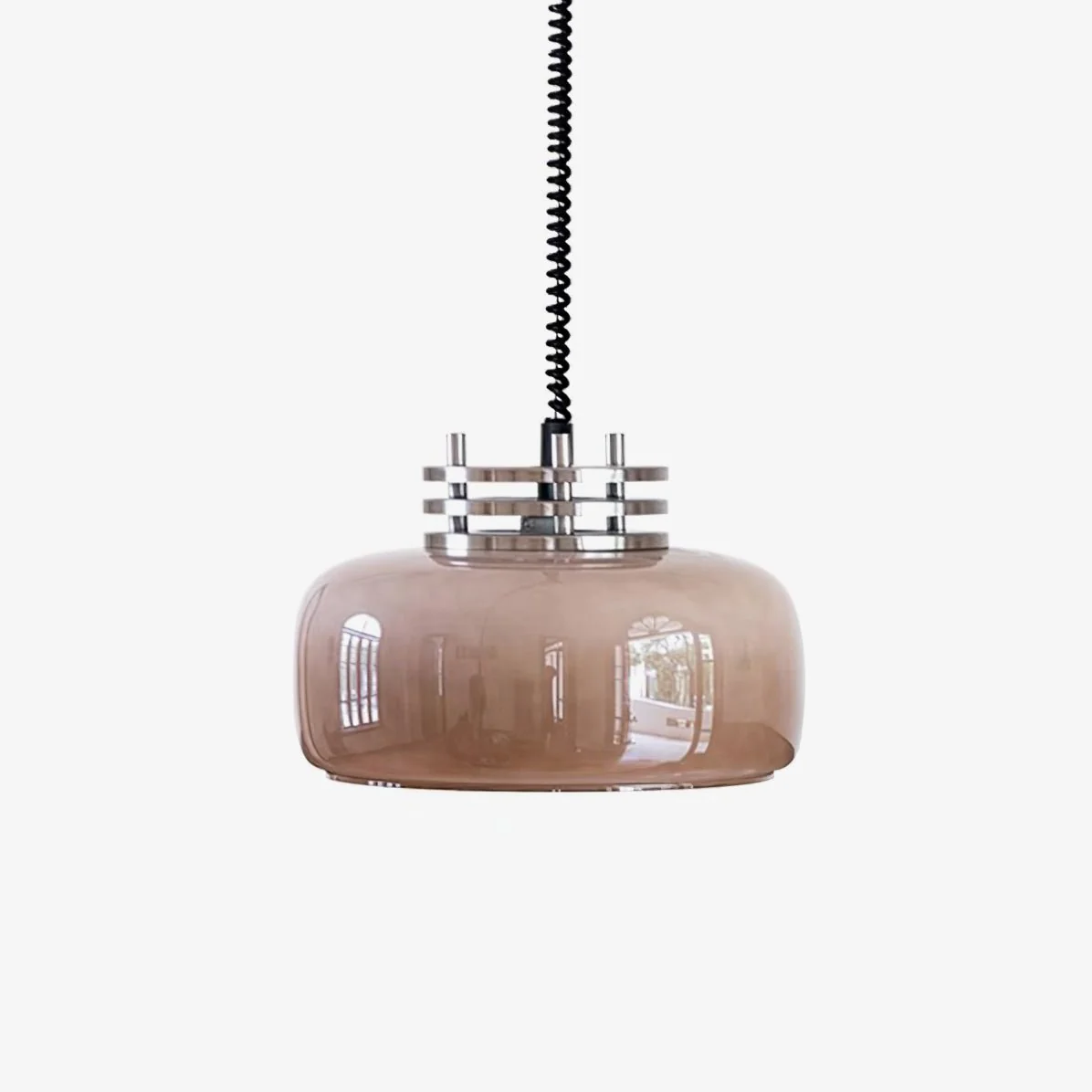 Liore Glass Industrial Pendant Lamp - Image 7