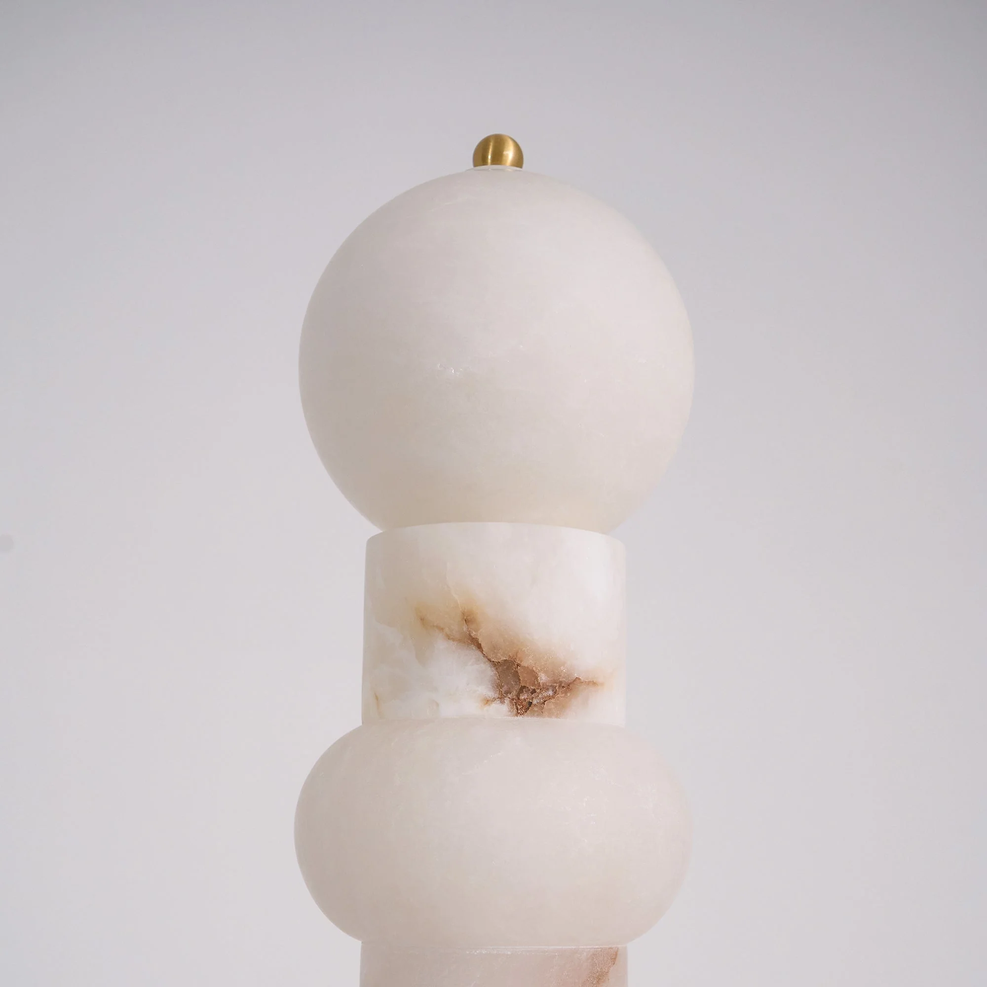 Lira Stacked Alabaster Floor Lamp - Image 32