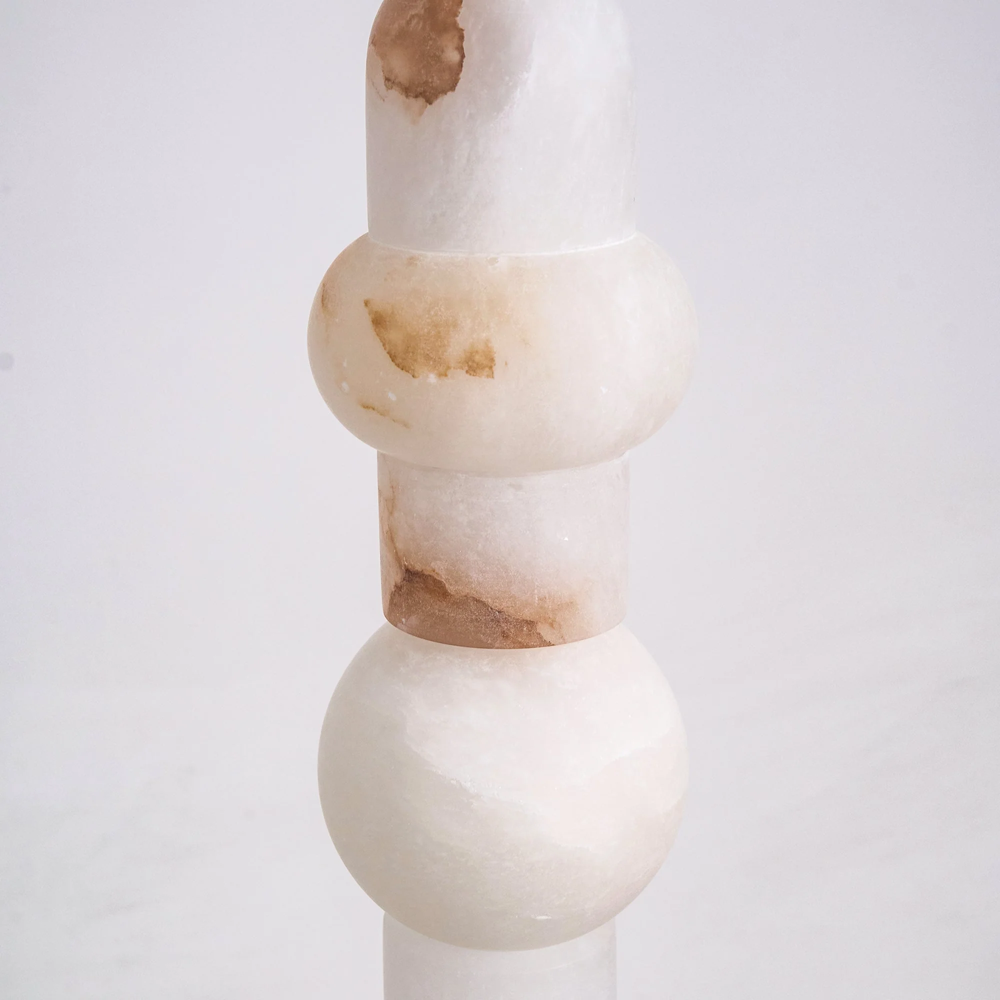 Lira Stacked Alabaster Floor Lamp - Image 33