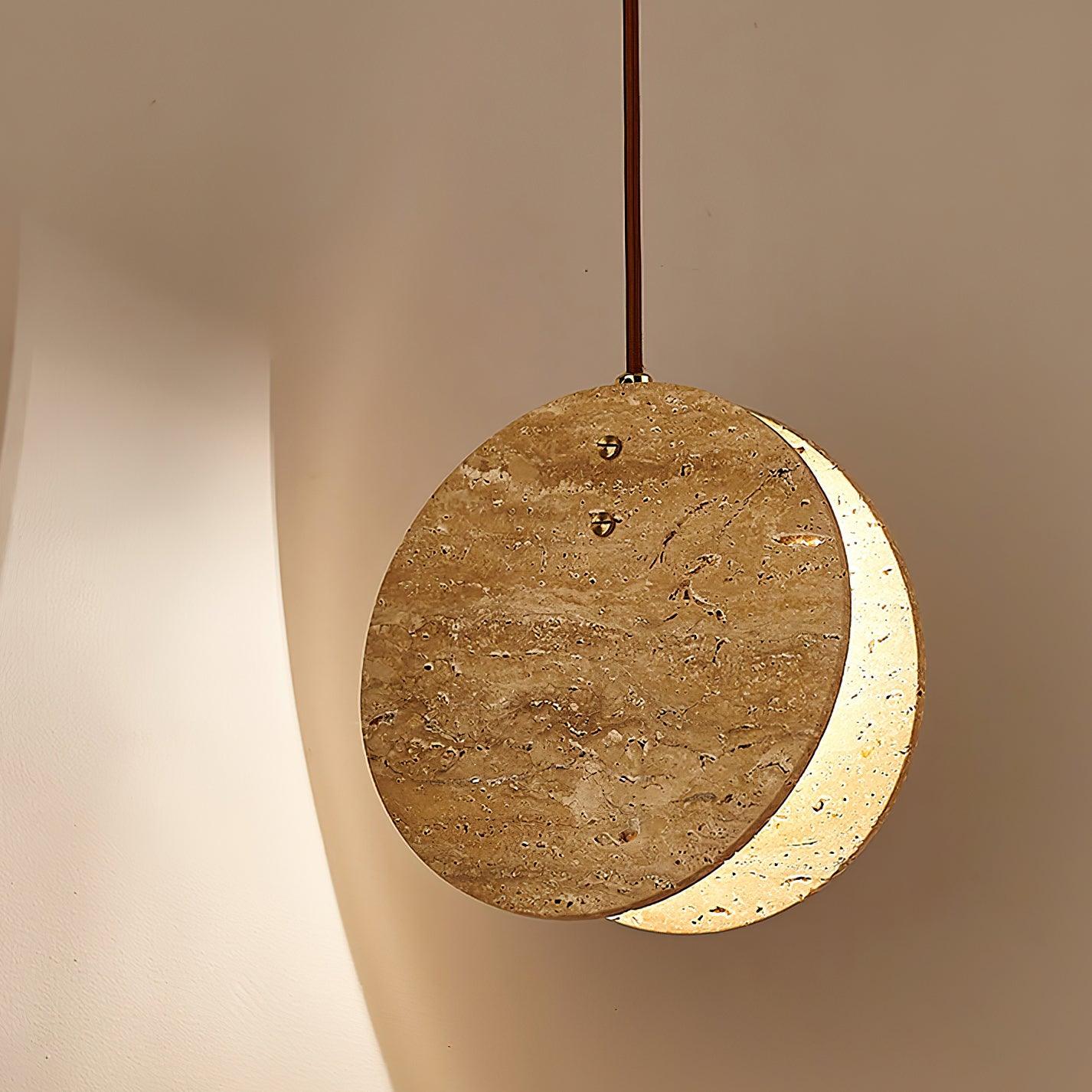 Little Flying Butterfly Minimalist Travertine Pendant Light - Image 9
