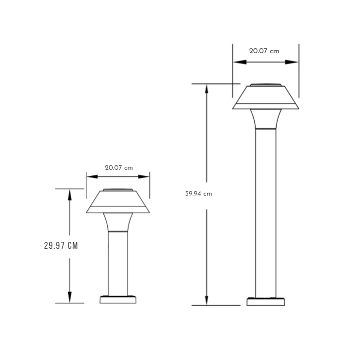 Loga LED Minimalist Nordic Outdoor Lights - Image 6