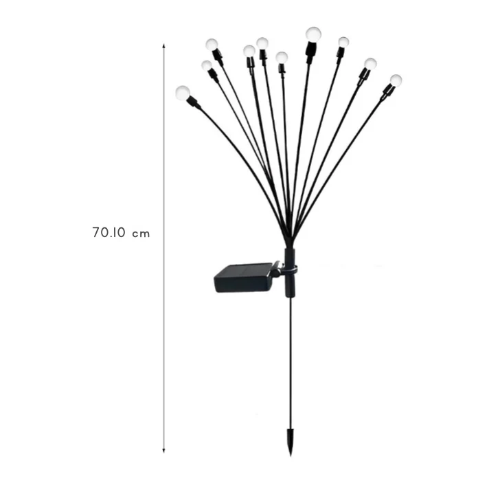 Longar Solar Firefly Eco-Friendly Steel Outdoor Light - Image 3