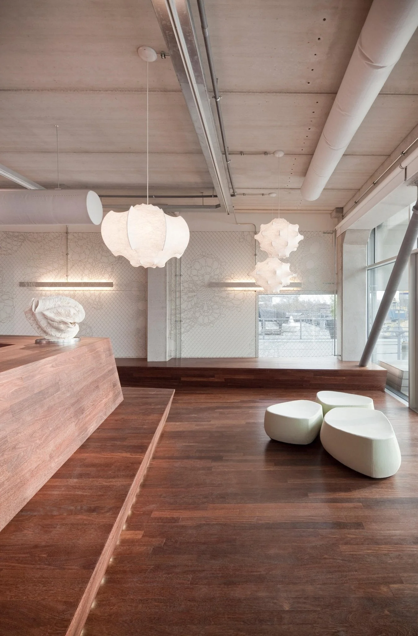 Lotus Minimalist Silk Pendant Lamp - Image 25