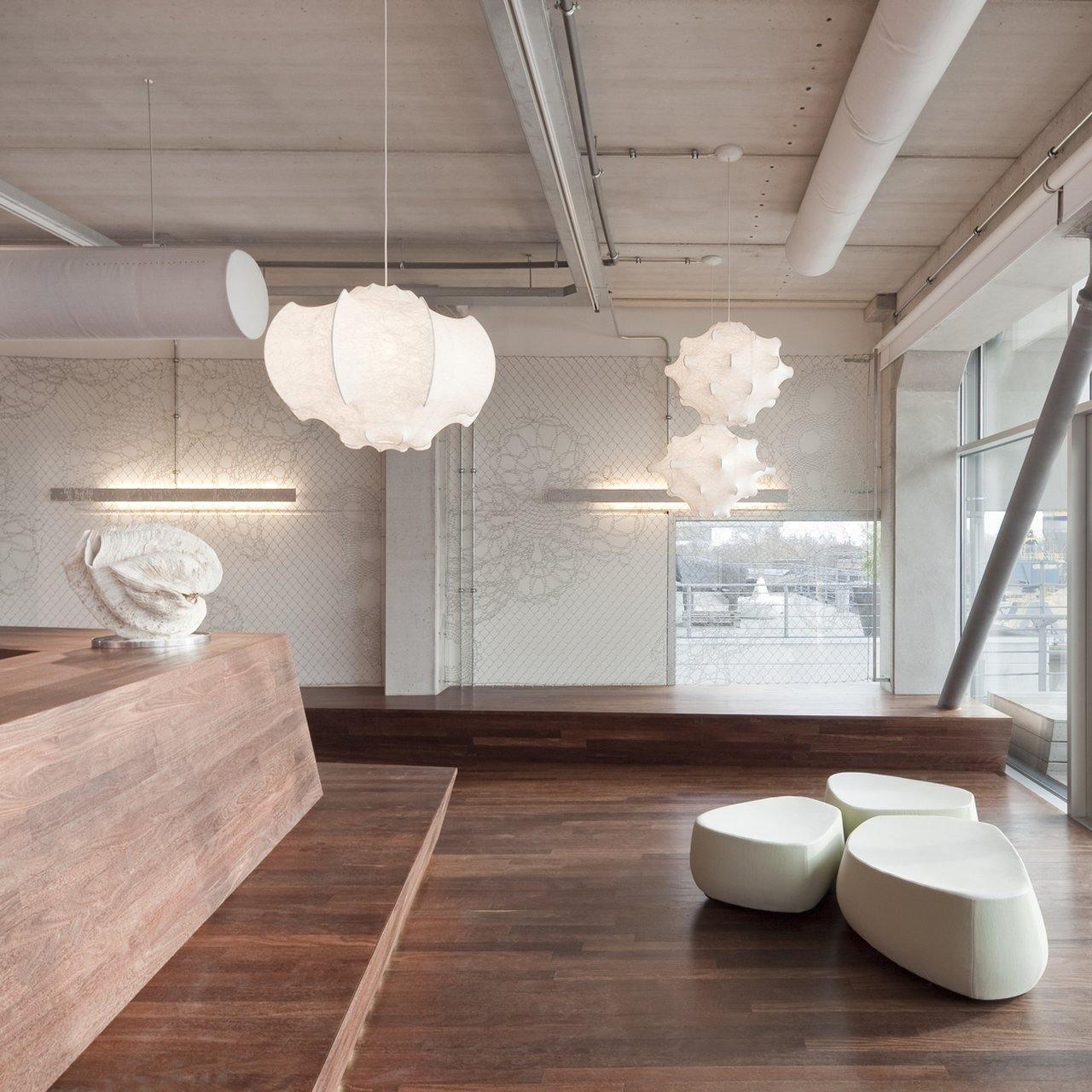 Lotus Minimalist Silk Pendant Lamp - Image 36