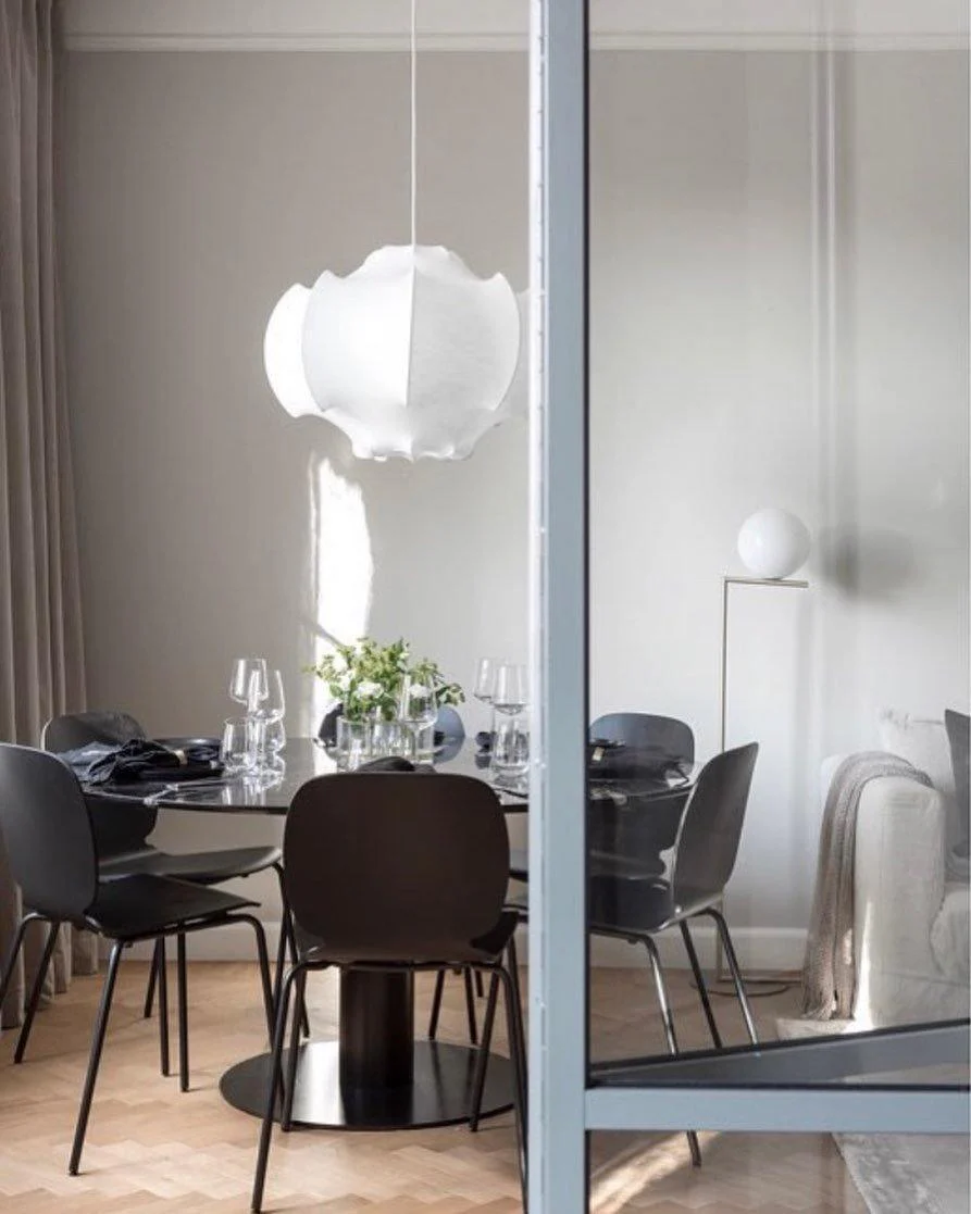 Lotus Minimalist Silk Pendant Lamp - Image 39