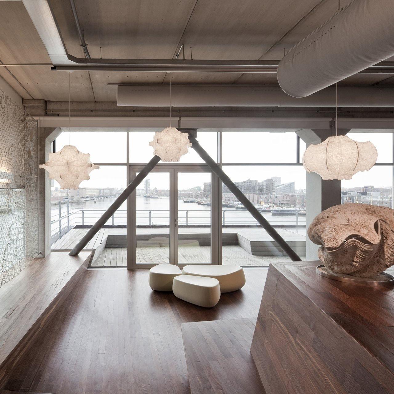 Lotus Minimalist Silk Pendant Lamp - Image 40