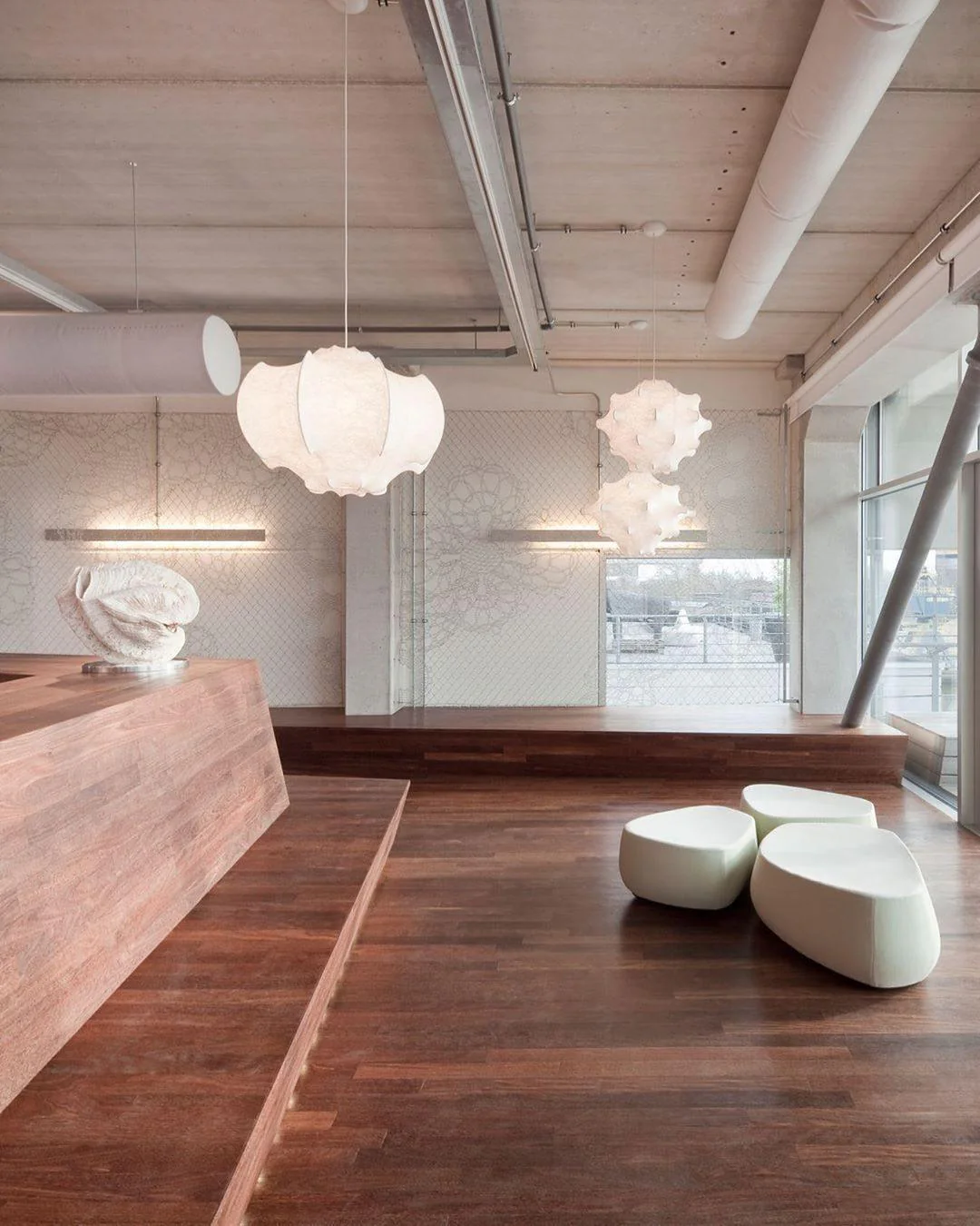 Lotus Minimalist Silk Pendant Lamp - Image 9