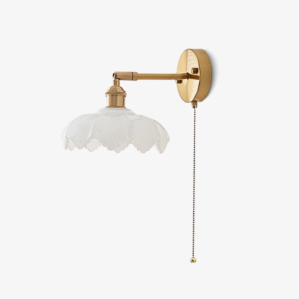 Lotus Nordic Art Rotatable Glass Wall Lamp - Image 10