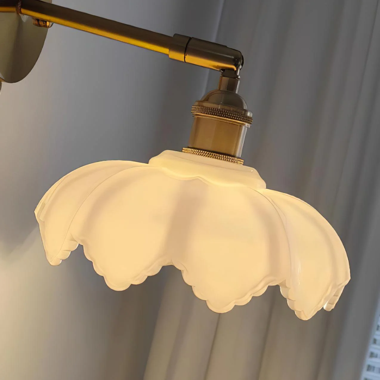 Lotus Nordic Art Rotatable Glass Wall Lamp - Image 23
