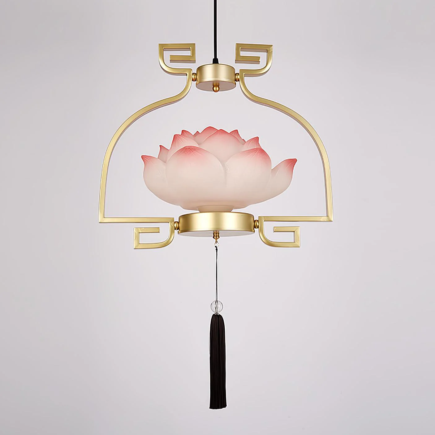 Lotus Oriental Resin Chandelier - Image 26