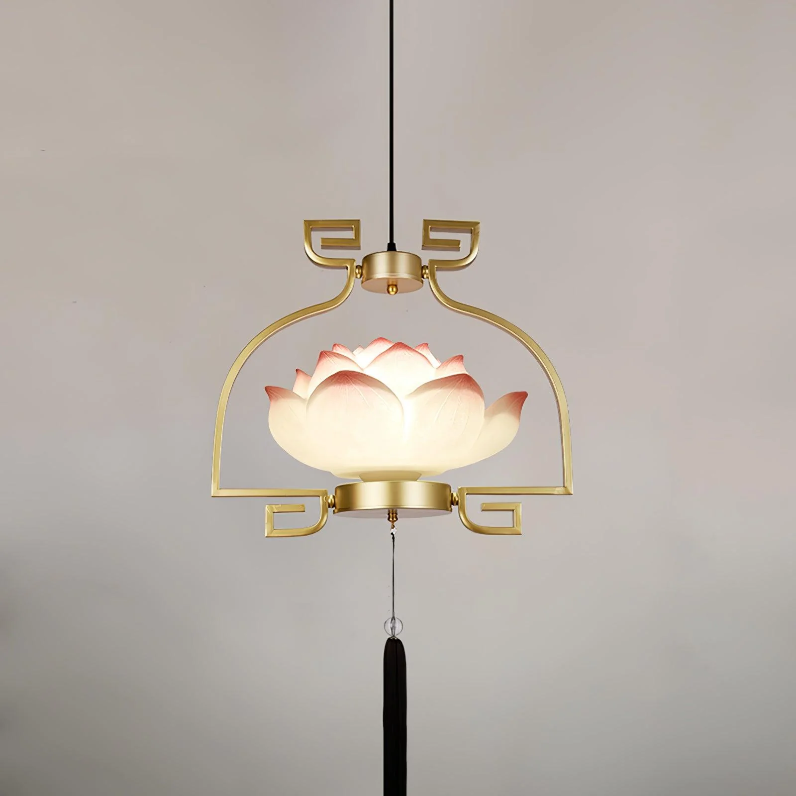 Lotus Oriental Resin Chandelier - Image 29