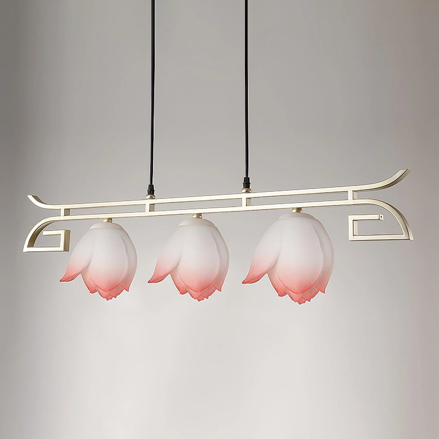 Lotus Oriental Resin Chandelier - Image 5