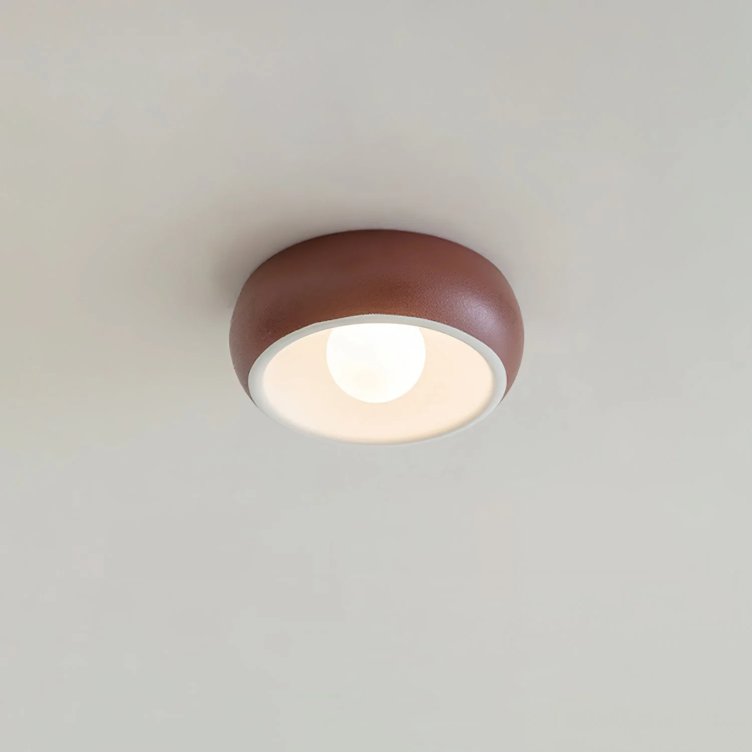 Louis Modern Minimalist Round Glass Ceiling Light - Image 10