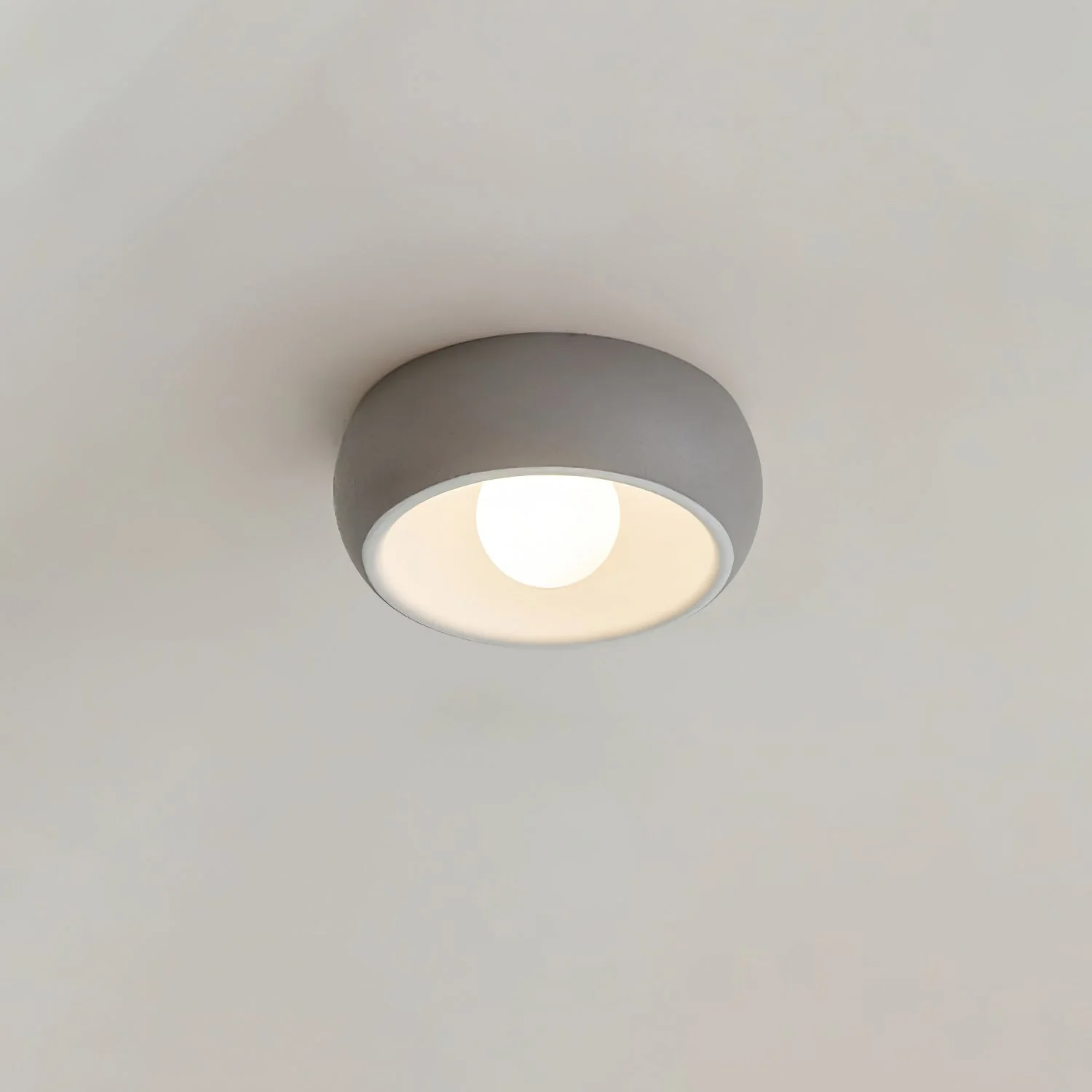 Louis Modern Minimalist Round Glass Ceiling Light - Image 11