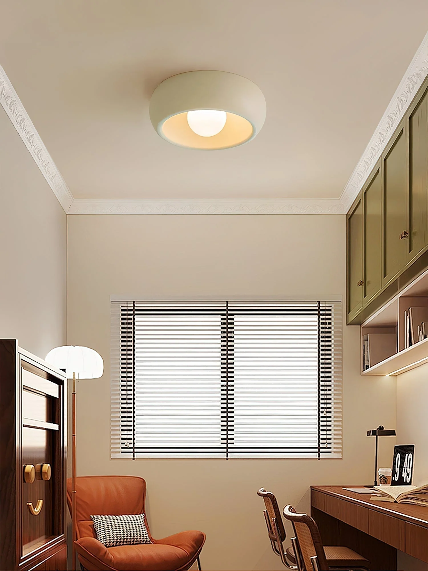 Louis Modern Minimalist Round Glass Ceiling Light - Image 24
