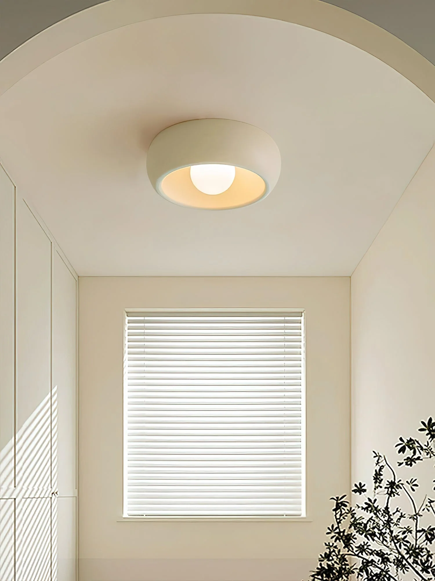 Louis Modern Minimalist Round Glass Ceiling Light - Image 9