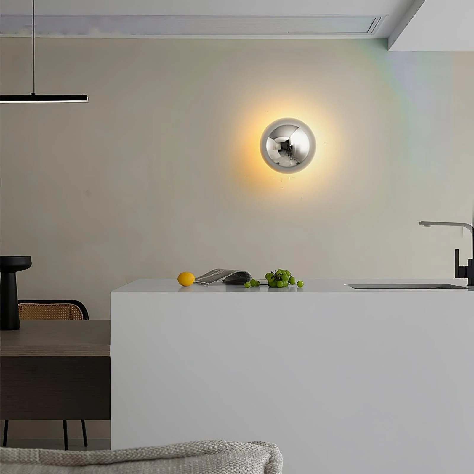 Louisa Modern Minimalist Sphere Sconce Wall Lamp - Image 21