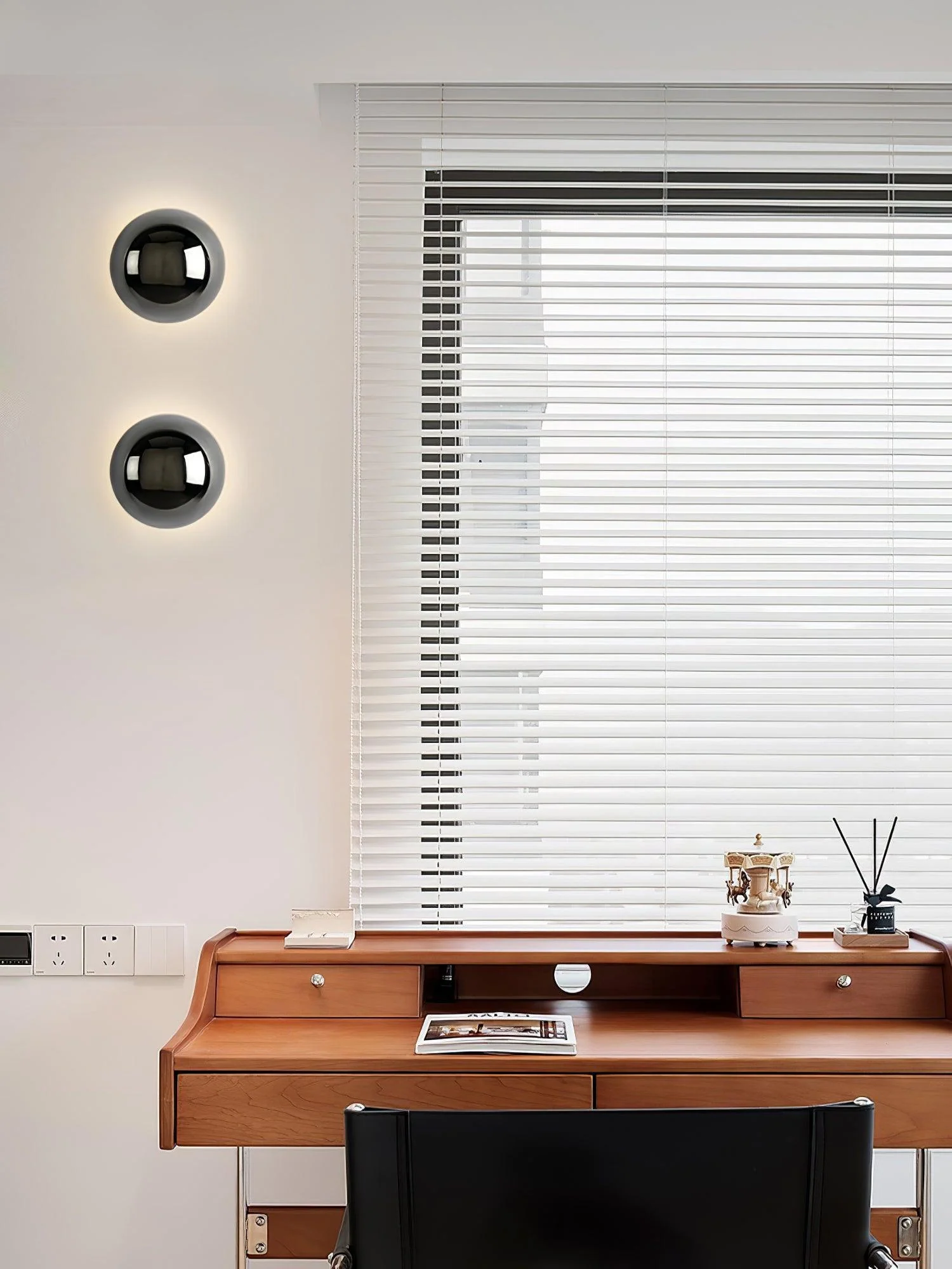 Louisa Modern Minimalist Sphere Sconce Wall Lamp - Image 32
