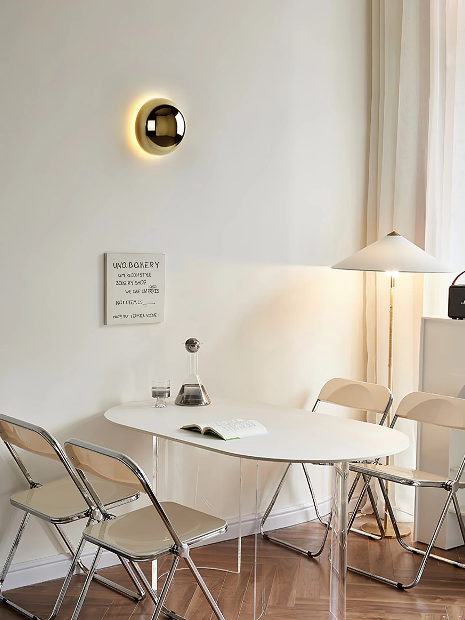 Louisa Modern Minimalist Sphere Sconce Wall Lamp - Image 44