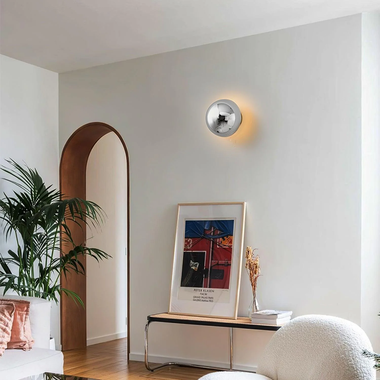 Louisa Modern Minimalist Sphere Sconce Wall Lamp - Image 56