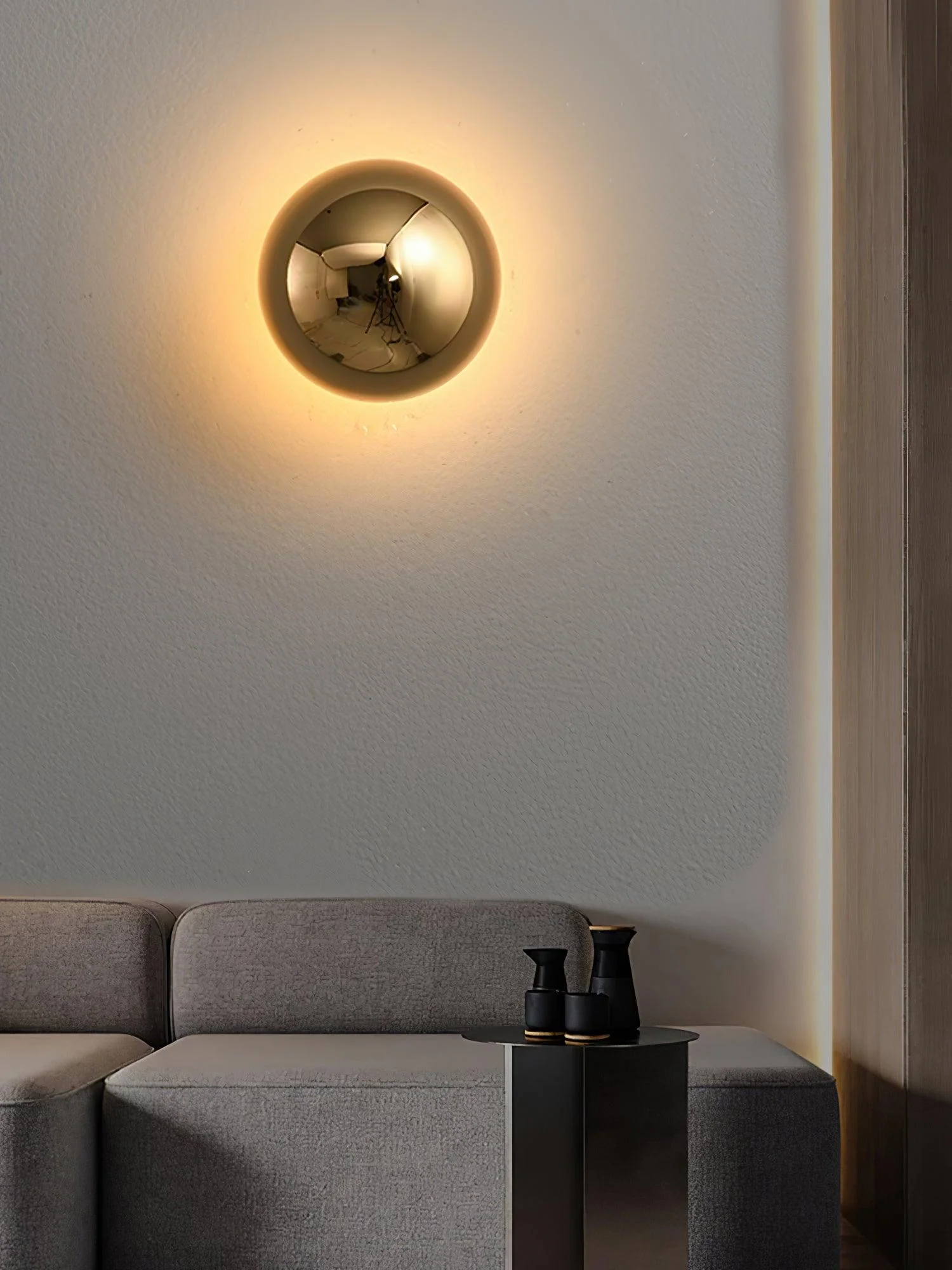 Louisa Modern Minimalist Sphere Sconce Wall Lamp - Image 6
