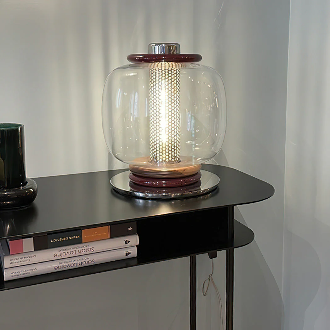 Loulou Modern Glass Table Lamp - Image 8