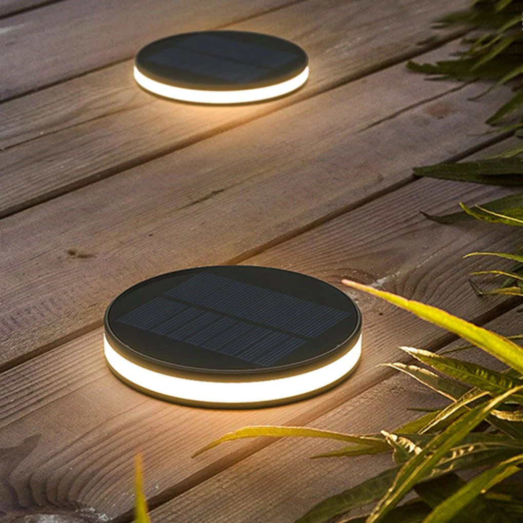 Loveablyy LED Ground Dish Solar Emitting Outdoor Lights