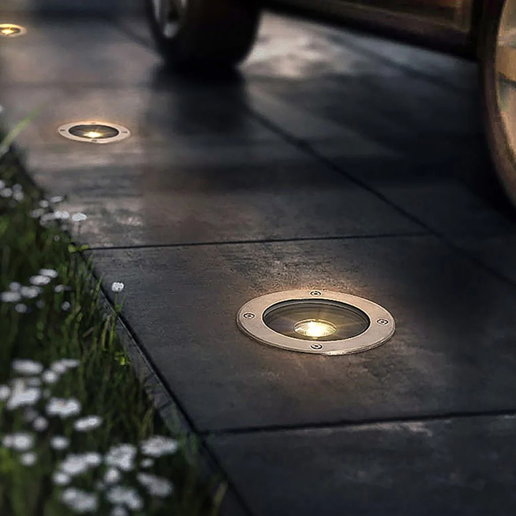 Loveablyy LED Ground Dish Solar Emitting Outdoor Lights - Image 2