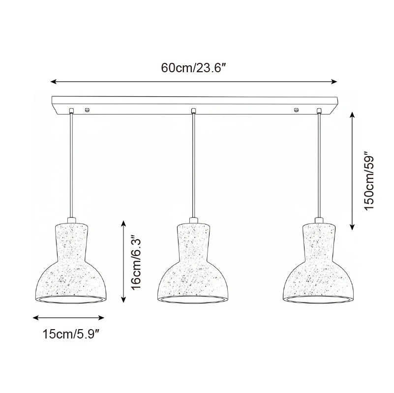 Loxis Artistic Travertine Pendant Lamp - Image 15