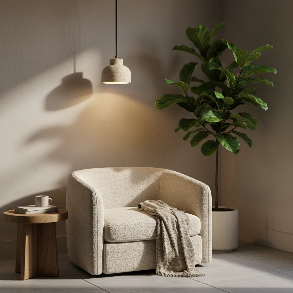 Loxis Artistic Travertine Pendant Lamp - Image 20