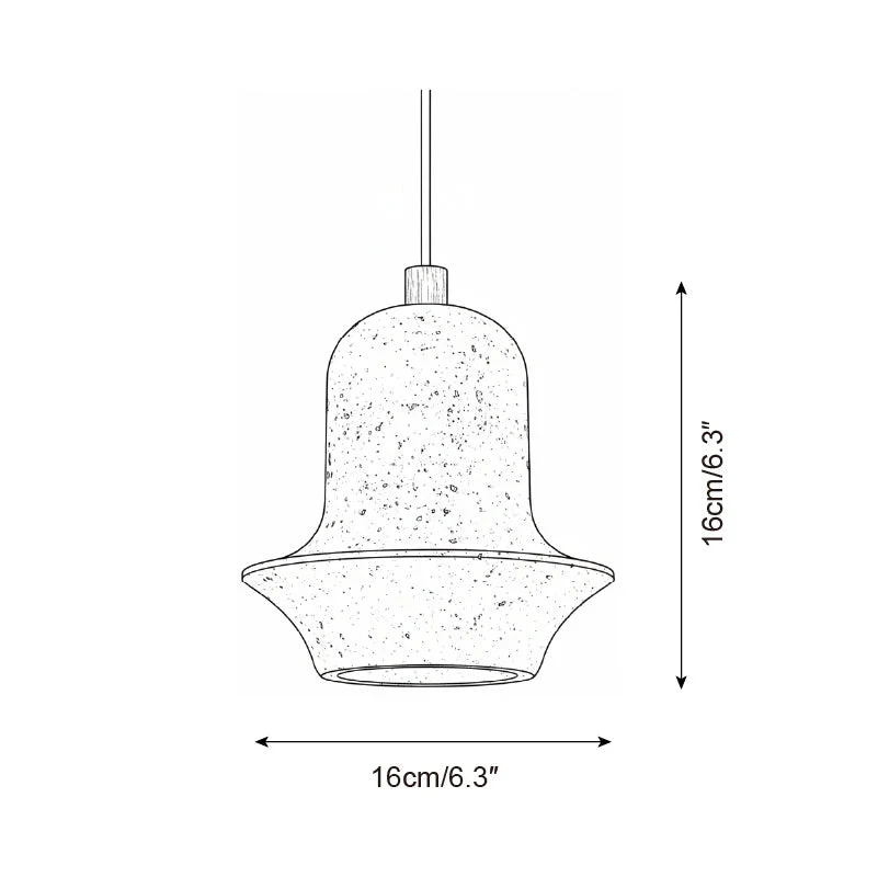 Loxis Artistic Travertine Pendant Lamp - Image 7