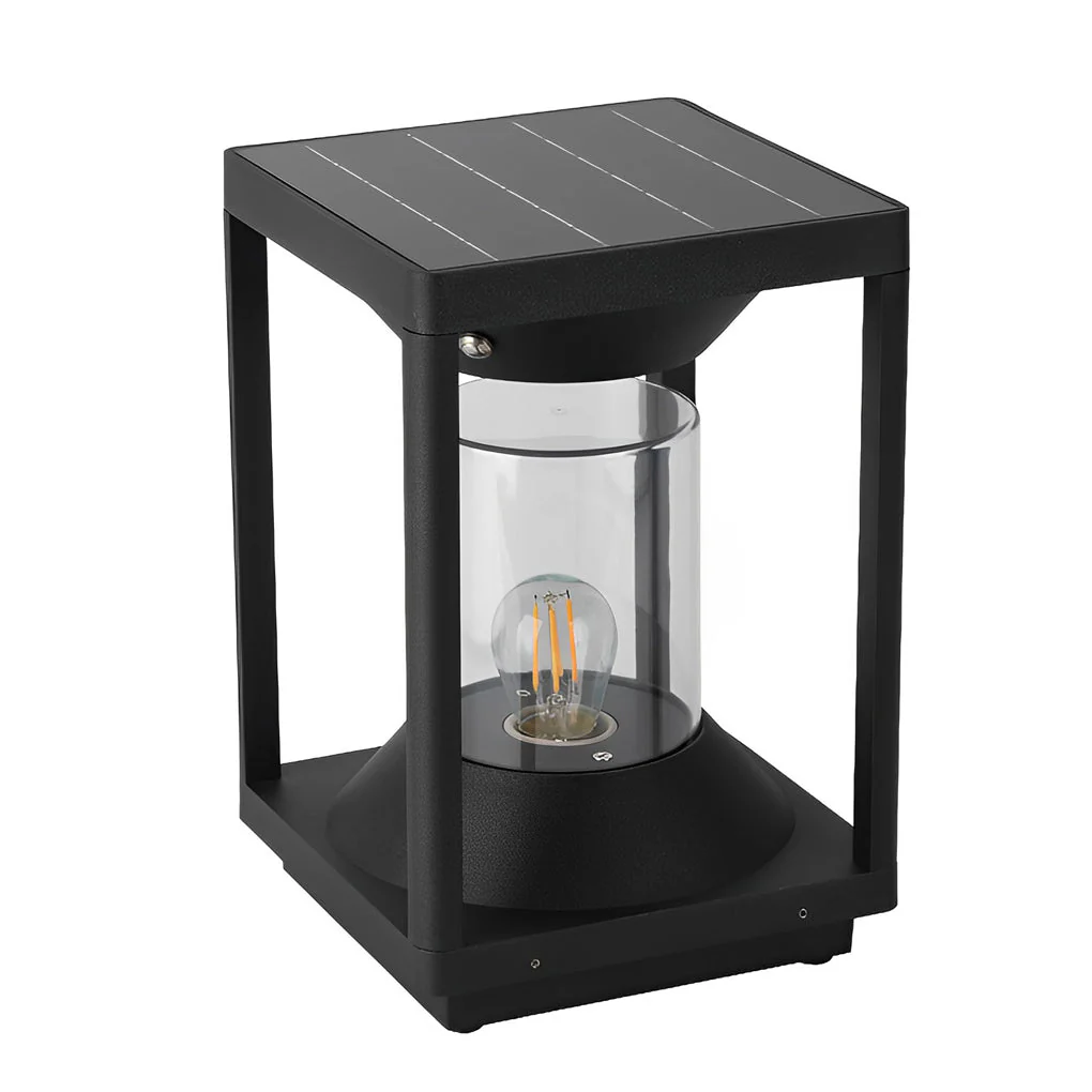 Lucas Minimalist Modern Fence Outdoor Post Lights - Image 11