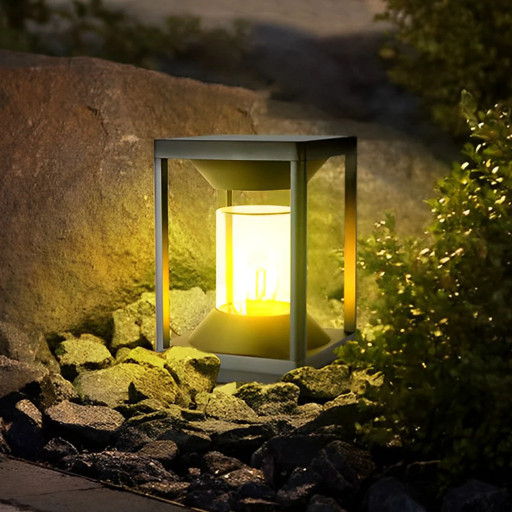 Lucas Minimalist Modern Fence Outdoor Post Lights - Image 6