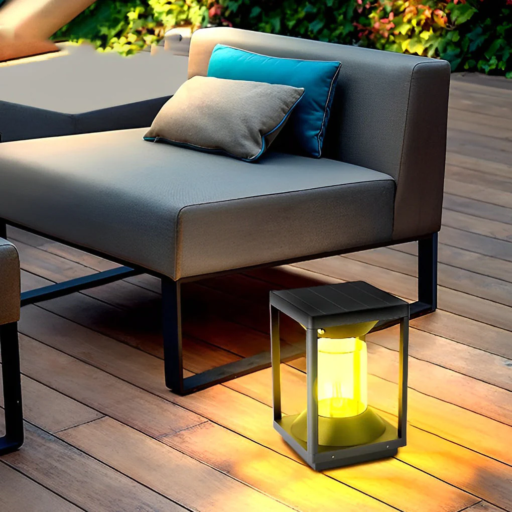 Lucas Minimalist Modern Fence Outdoor Post Lights - Image 7