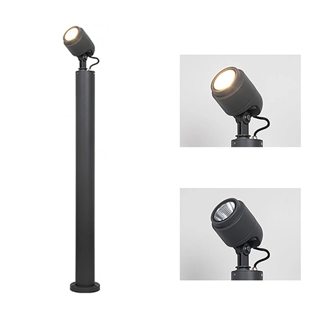 Luciana Nordic Minimalist LED Outdoor Spotlight Post Light - Image 10
